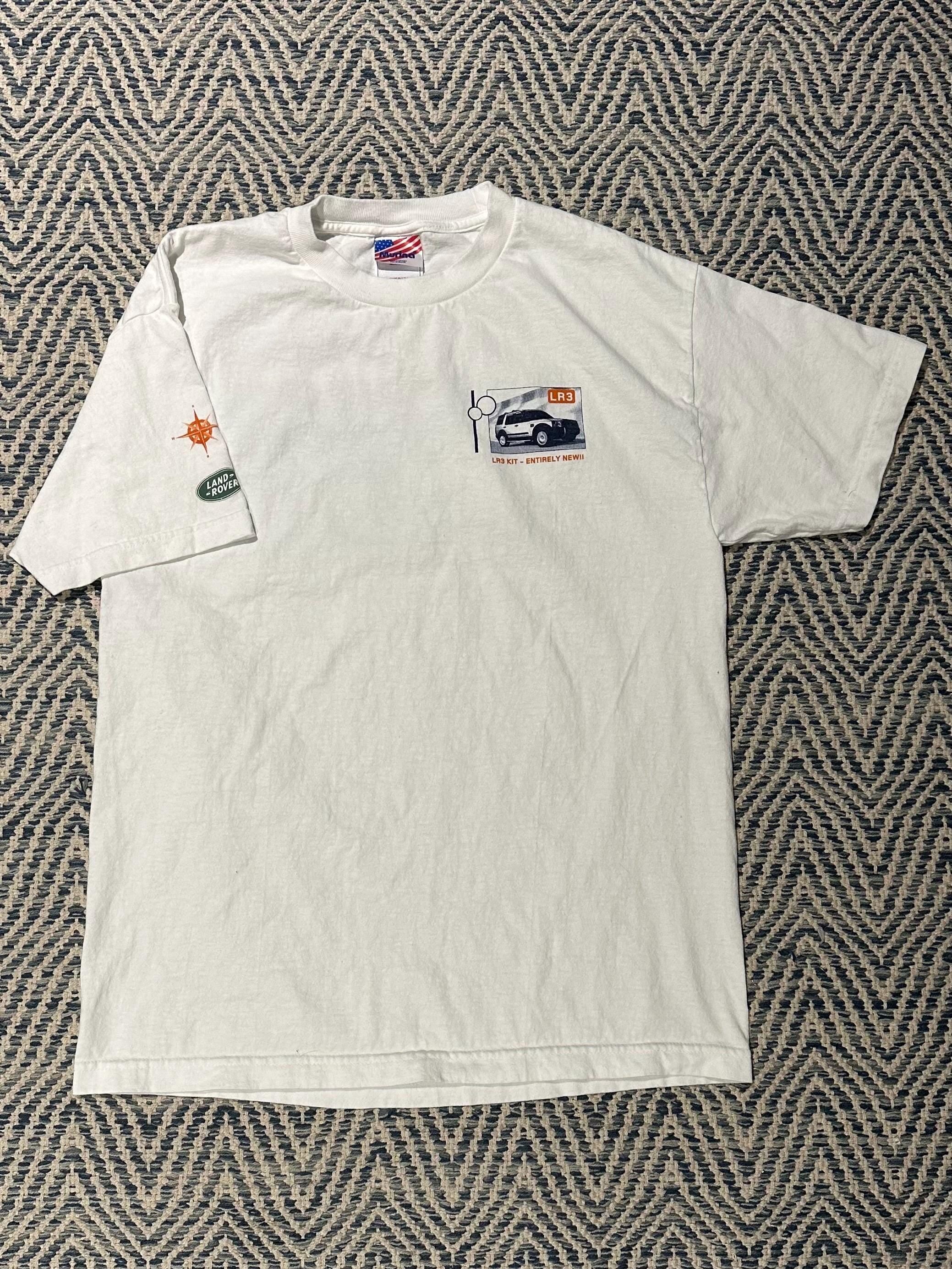Vintage Y2K Land Rover LR3 Kirt Promo Short Sleeve T-Shirt Made in USA 100% Cotton Size L Murina Tag