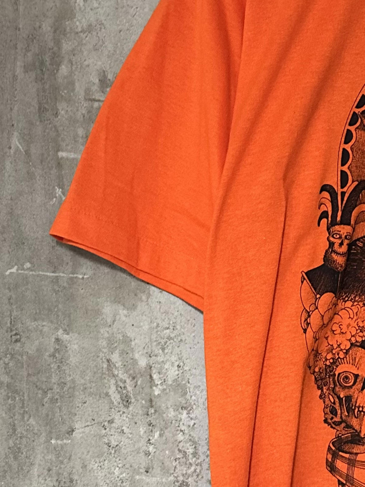 1990 Taurus Zodiac Graphic Tee Cerone Occult Skull Art Single Stitch