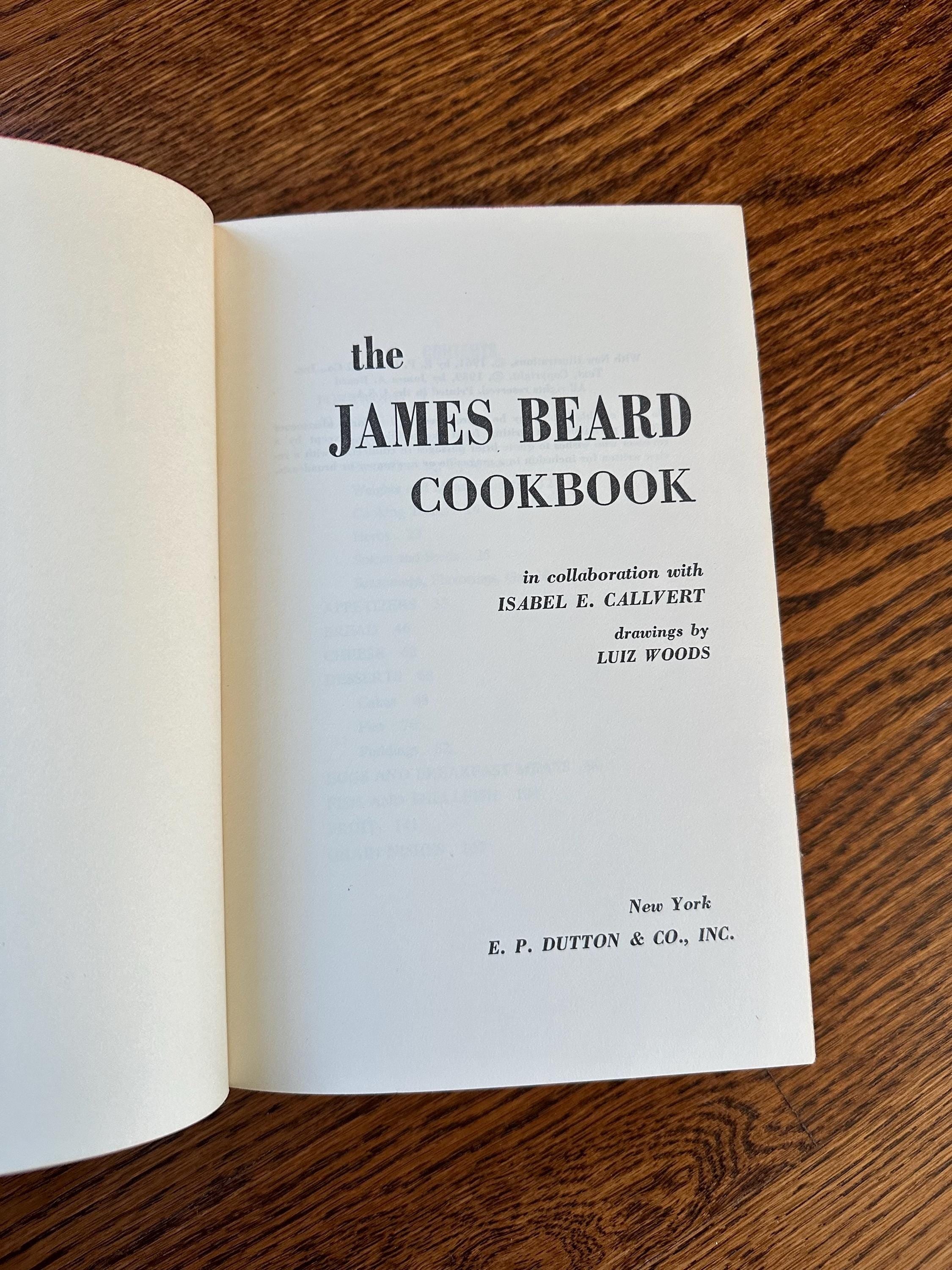 Vintage 1959 1961 The James Beard Cookbook Hardcover Book Midcentury Book Club Edition