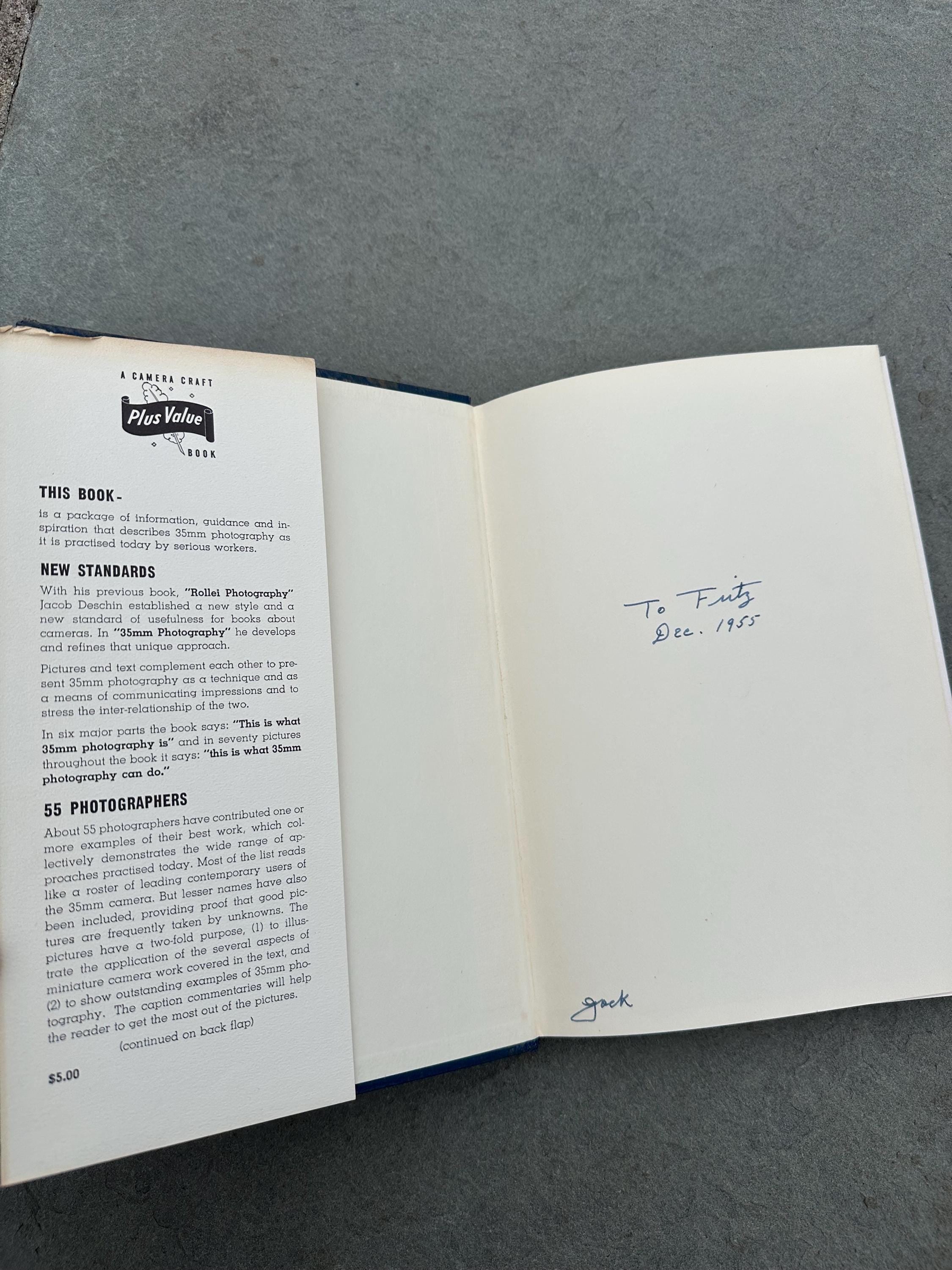 Vintage 1953 First Edition 35mm Photography Hardcover Illustrated Book by Jacob Deschin | Approaches & Techniques with the Miniature Camera