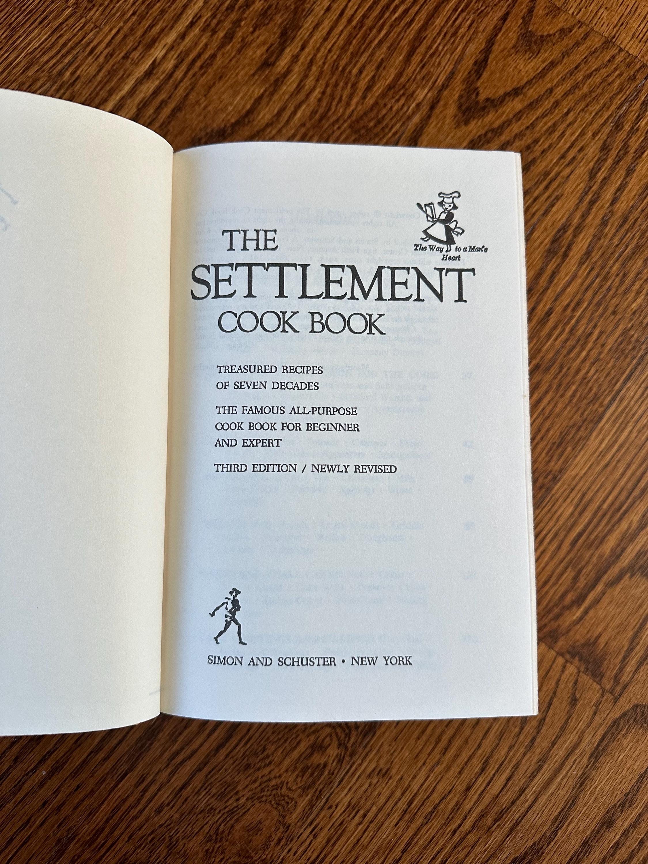 Vintage 1976 The Settlement Cook Book Hardcover Newly Revised 3rd Edition Cookbook
