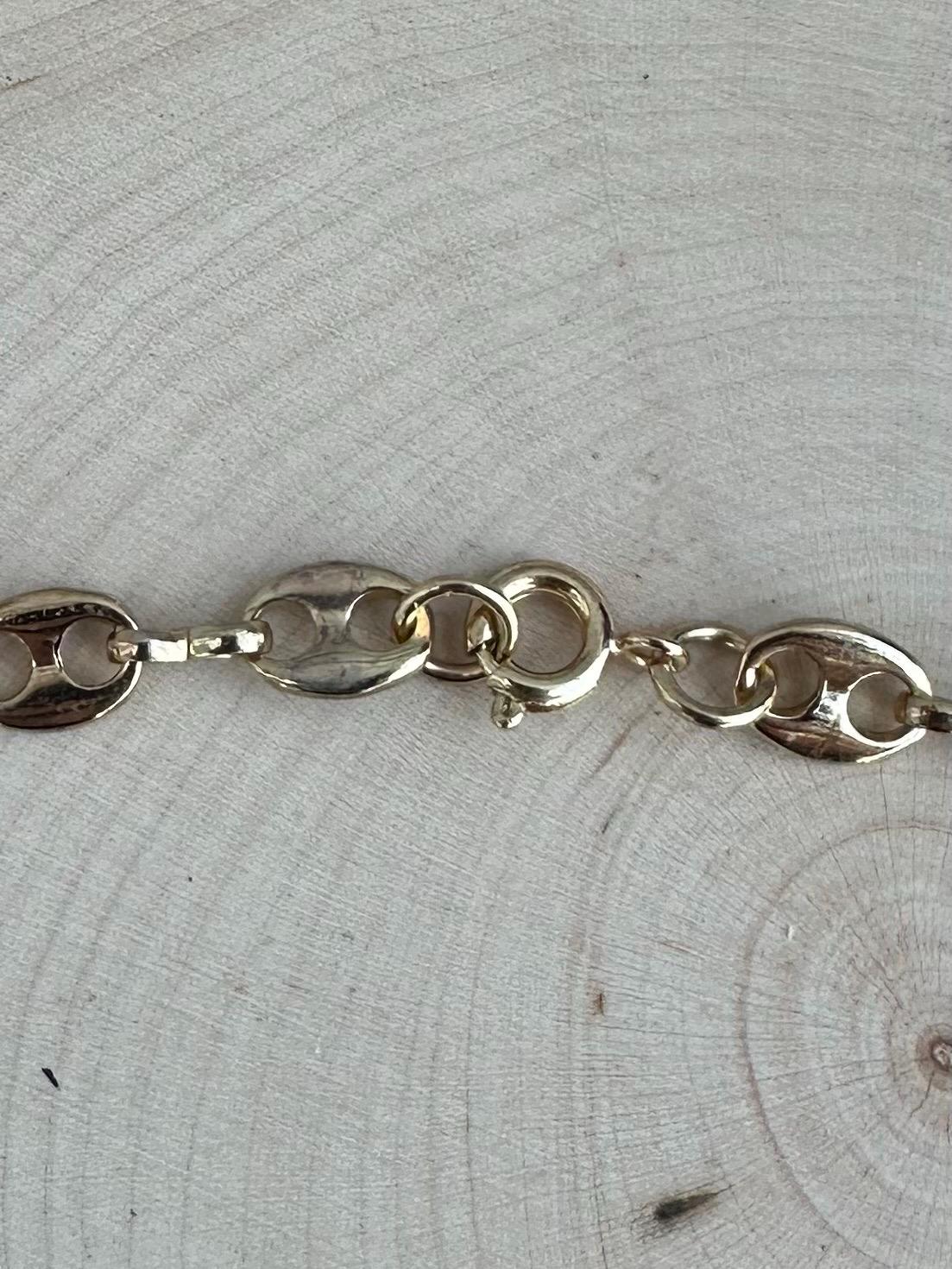Vintage Gold Tone Long Mariner Chain 26.25” Unique Layering Jewelry