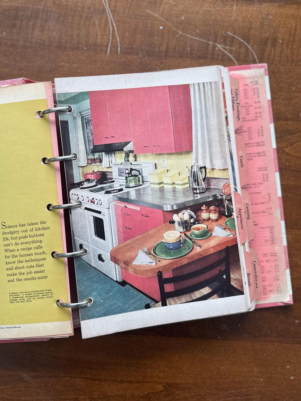 Vintage 1953 Better Homes & Gardens New Cook Book Illustrated Hardcover Binder Cookbook 1st Edition 4th Printing Midcentury