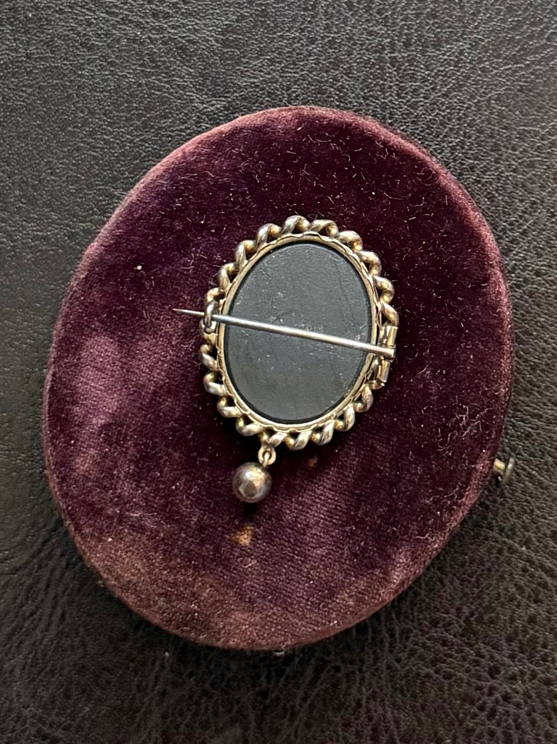 Antique Victorian 14k Gold Italian Pietra Dura Floral Mosaic Hardstone Brooch