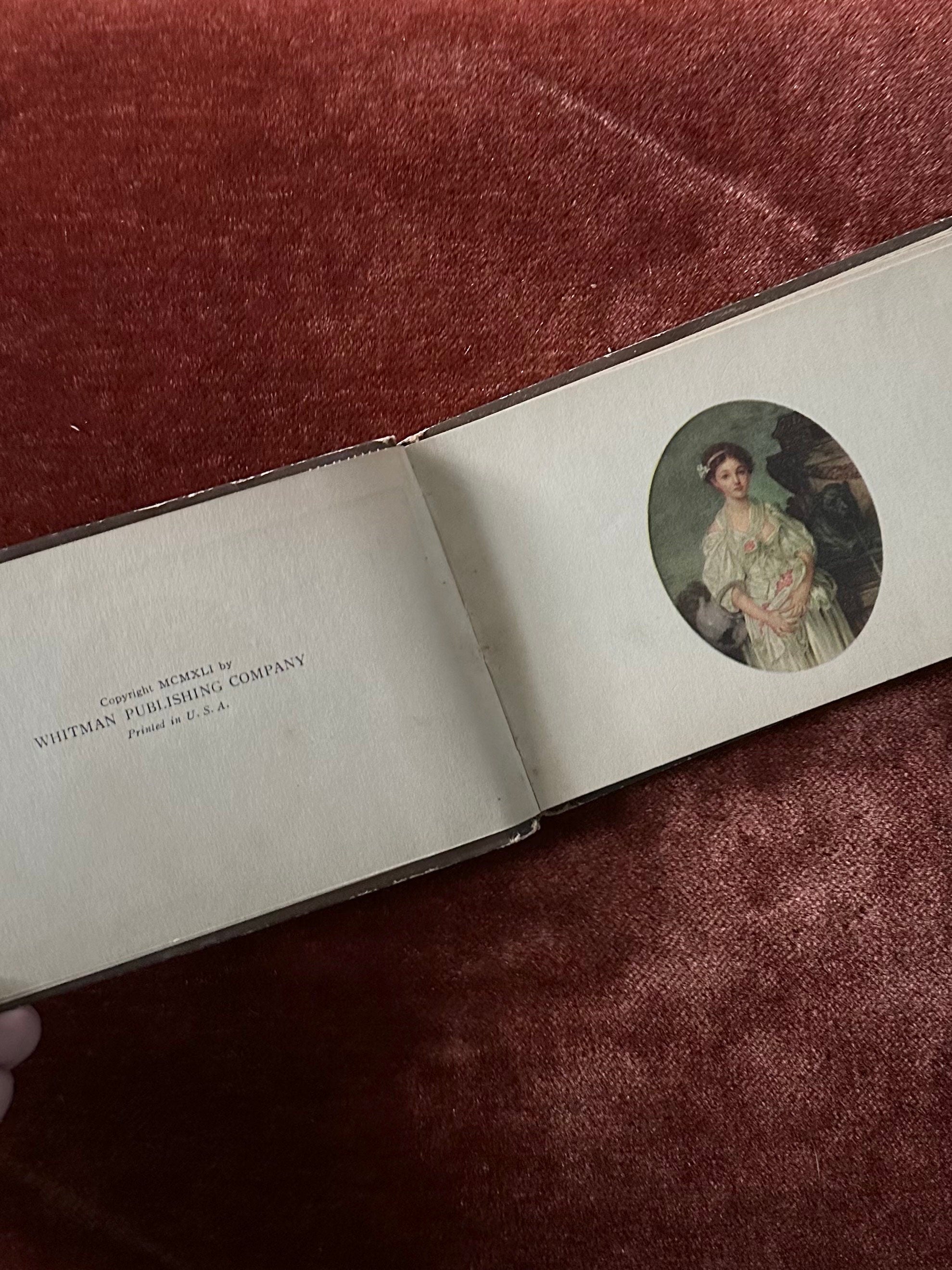 Vintage 1941 Famous Paintings A Guide to the Masters Illustrated in Color Mini Hardcover Book by Frances Cavanah
