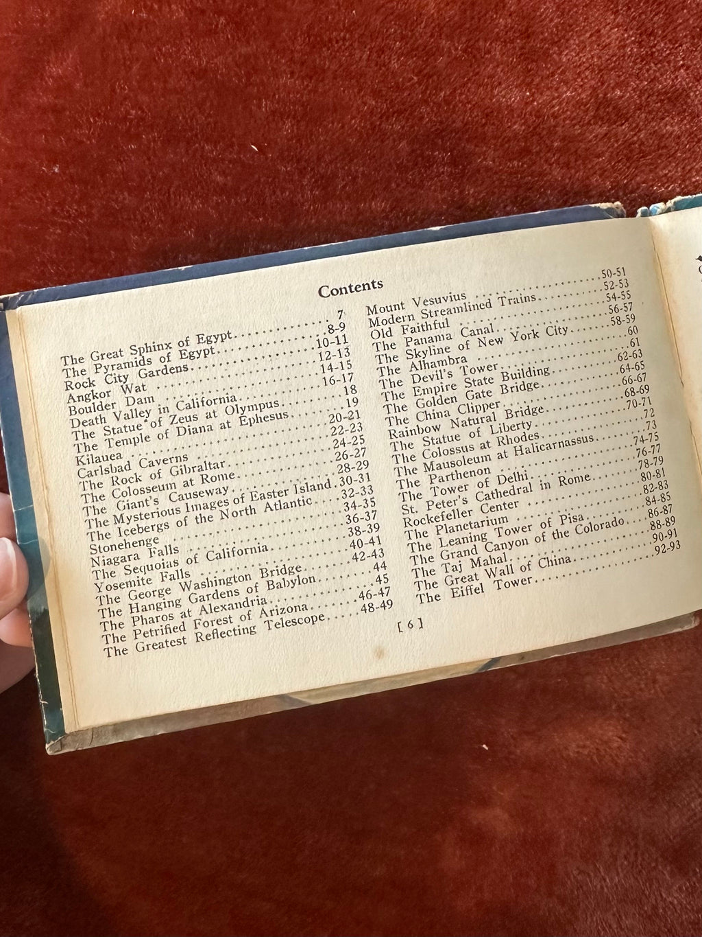 Vintage 1938 Wonders of the World A Guide Book Illustrated News Photos Mini Hardcover Book by Rense Kolvoord