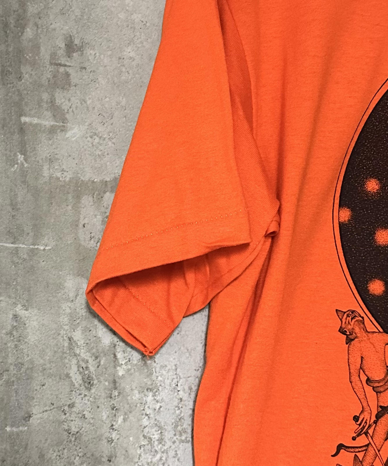 1990 Cancer Zodiac Graphic Tee Cerone Occult Skull Art Single Stitch