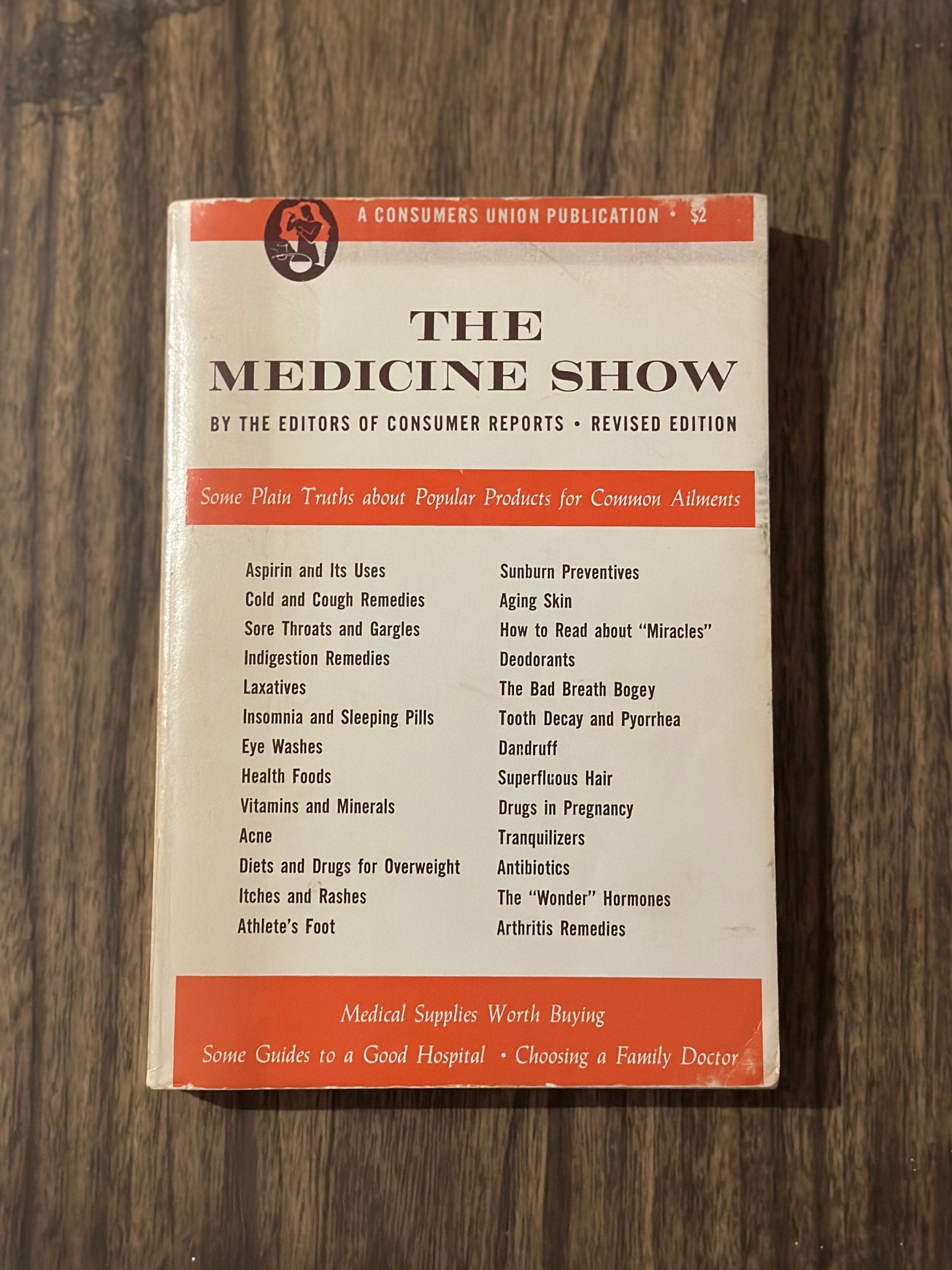 Vintage 1971 The Medicine Show by the Editors of Consumer Reports Revised Edition Paperback Book