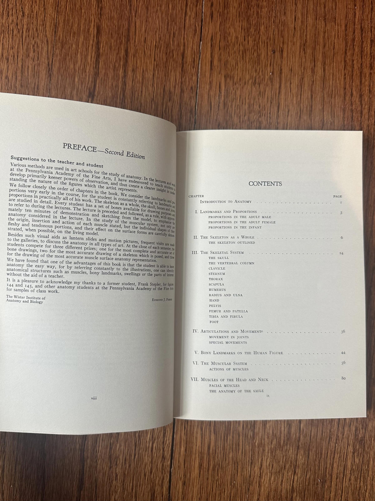 1961 Art Students' Anatomy by Edmond J. Farris Paperback Book Illustrated