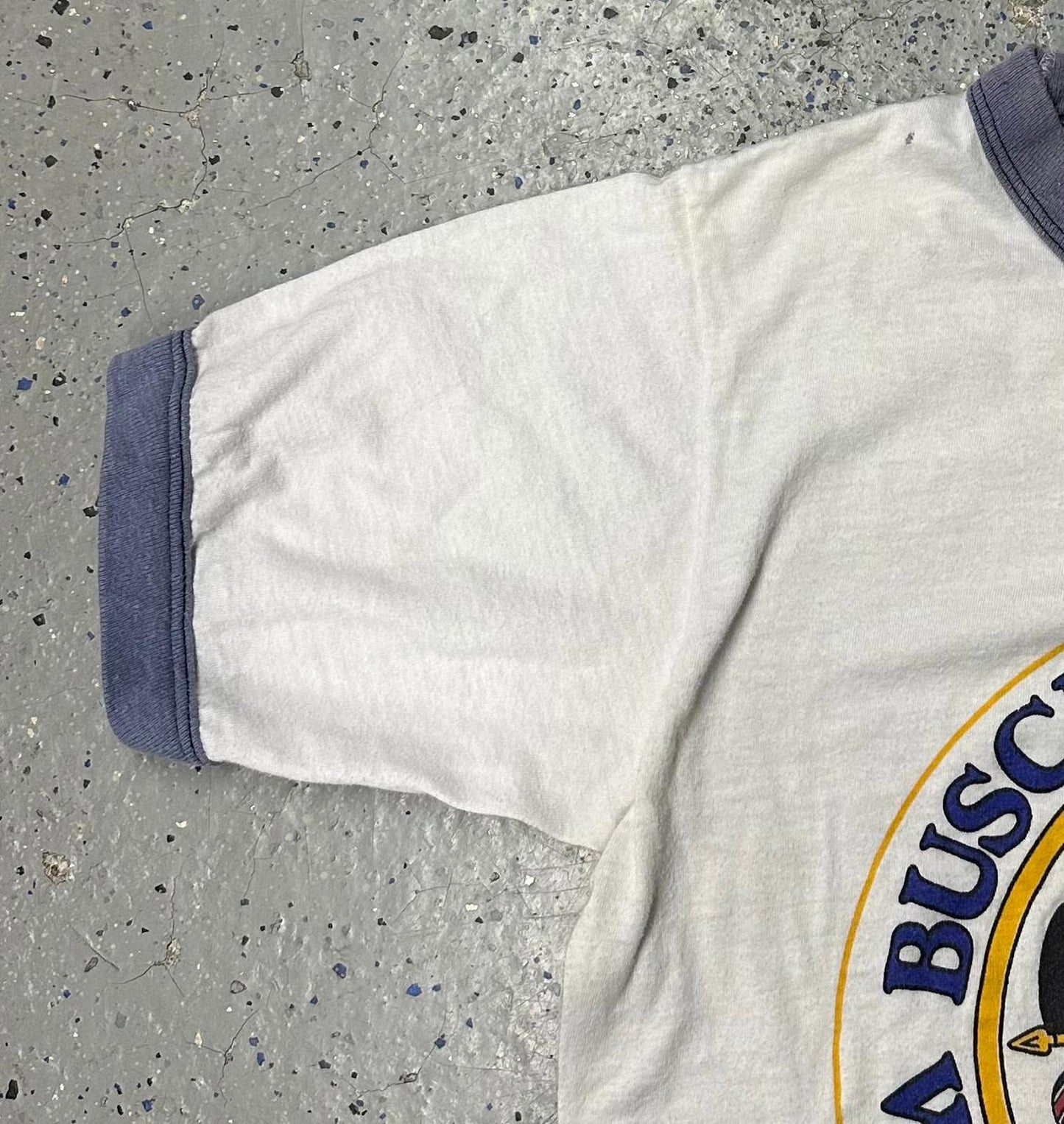 1980s Busch Gardens The Old Country Williamsburg, VA Ringer Tee Thrashed