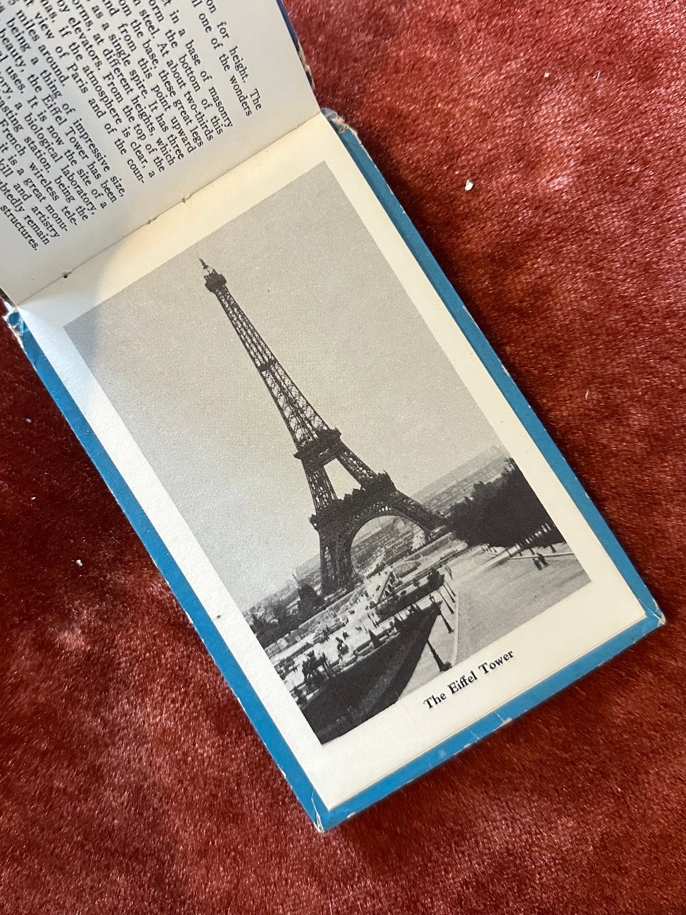 Vintage 1938 Wonders of the World A Guide Book Illustrated News Photos Mini Hardcover Book by Rense Kolvoord