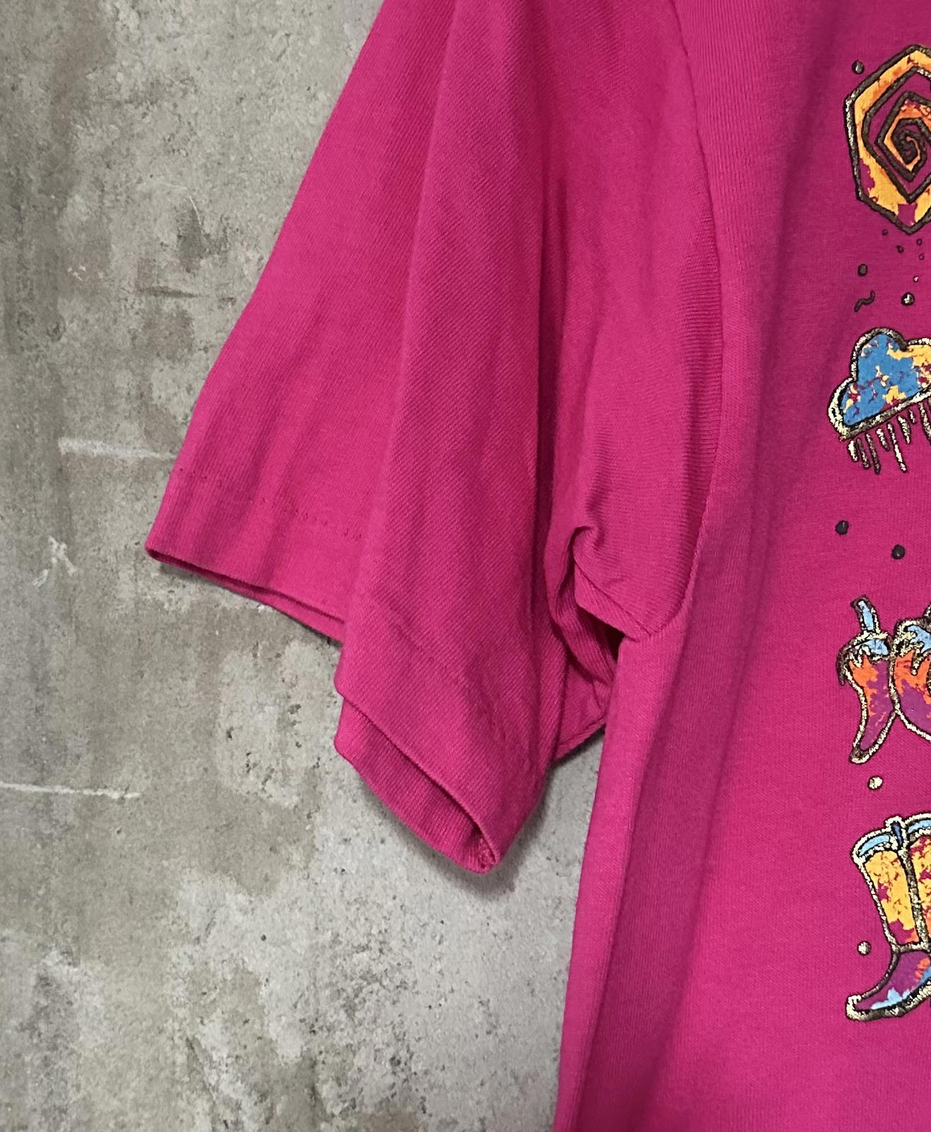 1990s Tucson Arizona Southwestern Pink Single Stitch Tee PSI Inc