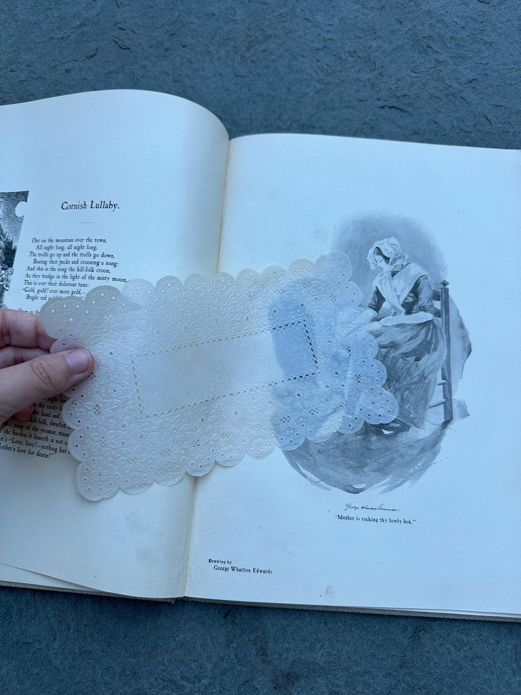 Antique 1896 Field Flowers Eugene Field Monument Souvenir Illustrated Hardcover Book