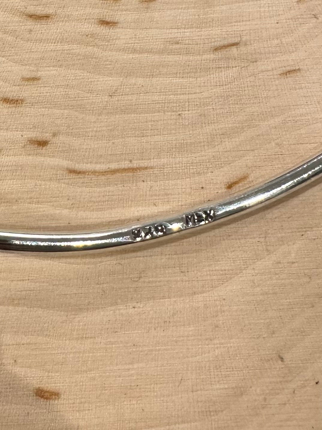 Vintage Modernist Mexico 925 Sterling Silver Adjustable Collar Necklace